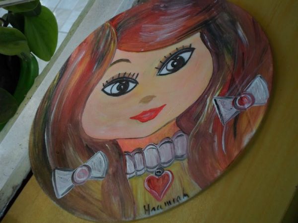 Mouse Pad pintado a mão